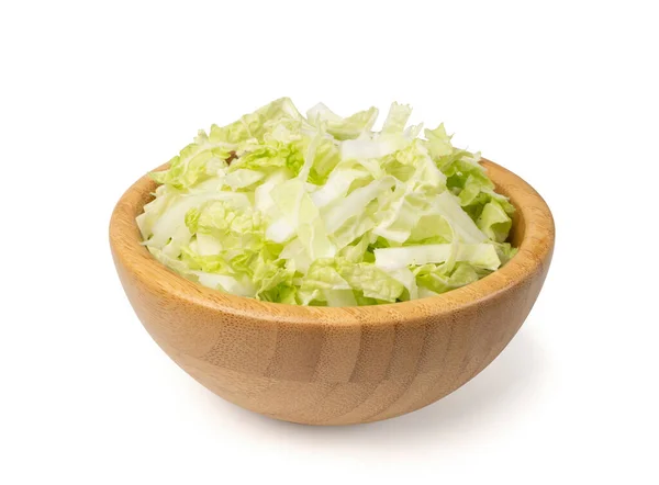 Heap of Chopped Chinese Cabbage, Napa Cabbage or Wombok Isolated on White Background. Fresh Green Sliced Cabbage Salat — Stock Image Heap Chopped Chinese Cabbage Napa Cabbage Wombok Isolated White Background Royalty Free Stock Images