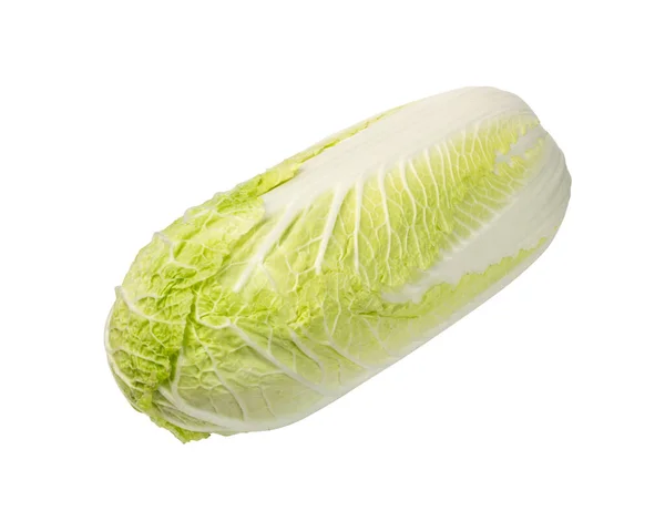 Whole Chinese Cabbage, Napa Cabbage or Wombok Isolated on White Background with Clipping Path. Fresh Green Cabbage — Stock Image Whole Chinese Cabbage Napa Cabbage Wombok Isolated White Background Clipping Stock Image