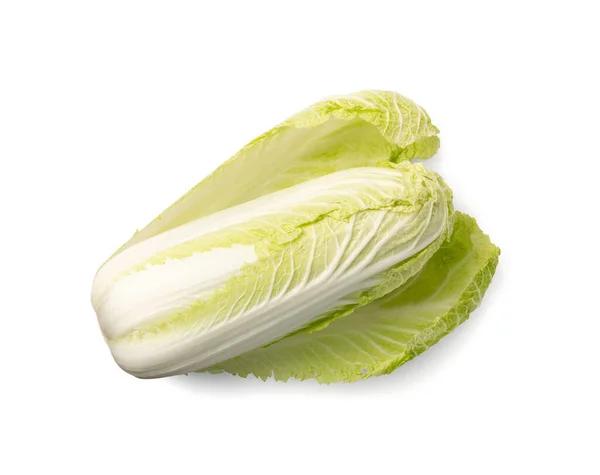 Whole Chinese Cabbage, Napa Cabbage or Wombok Isolated on White Background with Clipping Path. Fresh Green Cabbage — Stock Image Whole Chinese Cabbage Napa Cabbage Wombok Isolated White Background Clipping Stock Picture