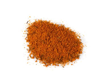 Jiroskoplu kebap baharatları yalıtılmış. Karışık pita kebabı kırmızı baharat tozu, baharatlı tuz, topraklanmış kekik, paprika, kimyon, biber, tuz, safran, kişniş ve fesleğen sosu.