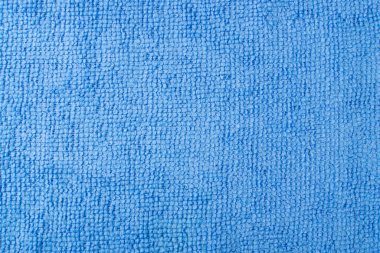 Mavi Mikrofiber Temizleyici Kumaş Döküm Üst Üst Görünüm