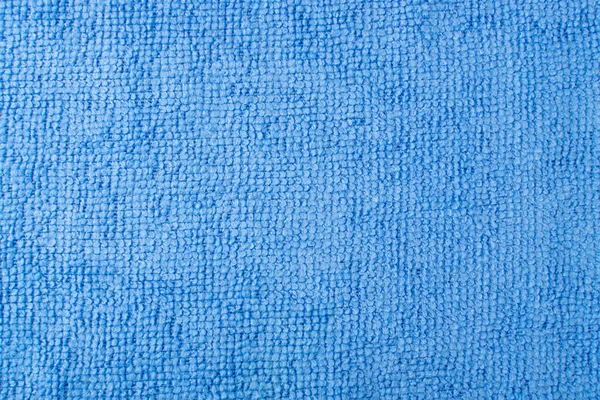 Μπλε Microfiber Καθαρισμού Πανί Υφής Φόντο Κορυφή Άποψη Closeup — Φωτογραφία Αρχείου