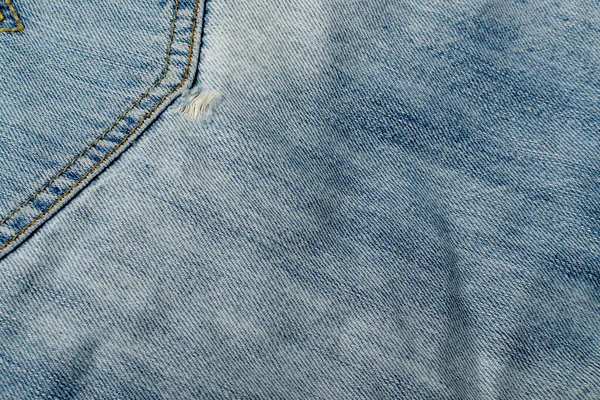 Old Blue Jeans Texture Background Close Denim Fabric Pattern Rough — Stock Photo, Image