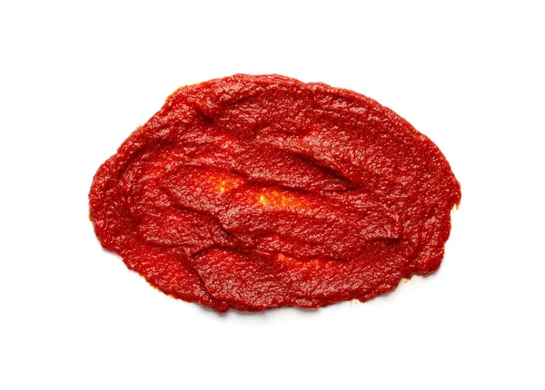 Ketchup Splash Tomato Sauce Blob Isolated White Background Catsup Paste — Stock Photo, Image