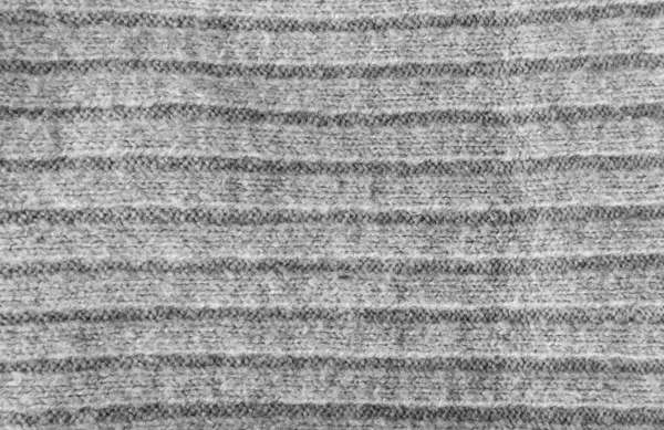 Tissu Rayé Tricoté Texture Fond Motif Textile Gris Doux Confortable — Photo