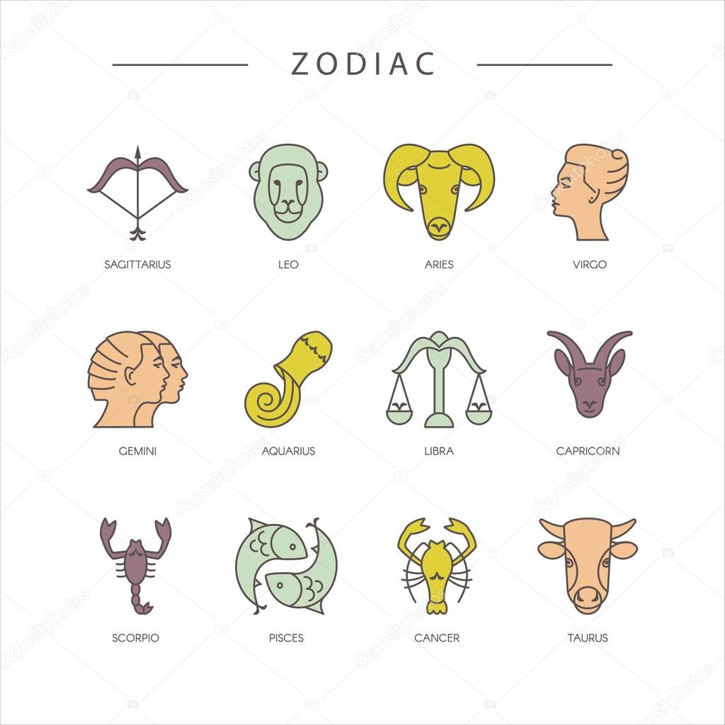 Zodiac Signs isolated