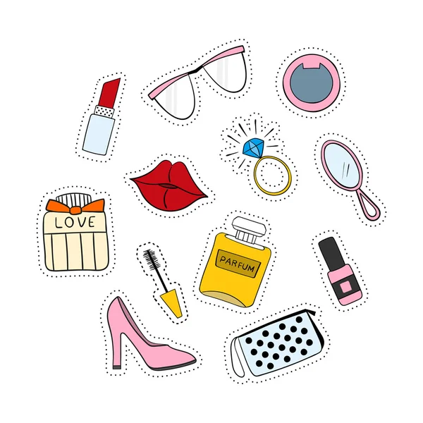 Moda Aksesuar yamalar seti