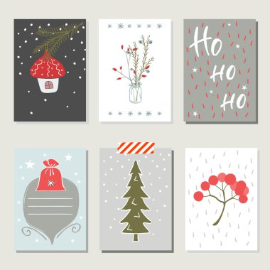 Noel kartı şablonları