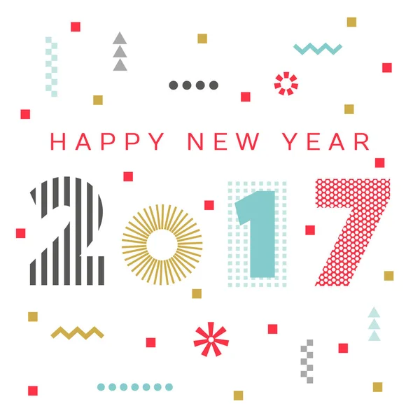 Yeni yıl tebrik kartı.