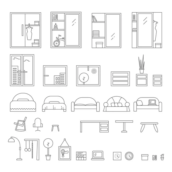 İç tasarım öğelerinde çizgi stili