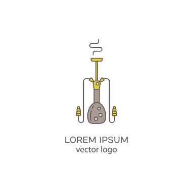 Nargile logo şablonu