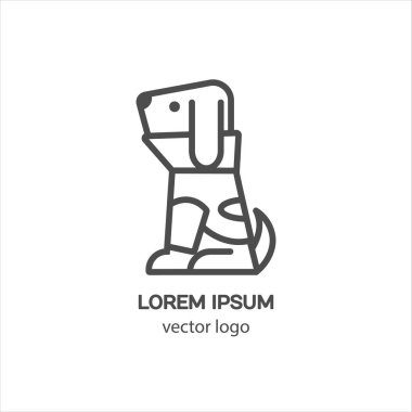 Köpekler logo için giyim
