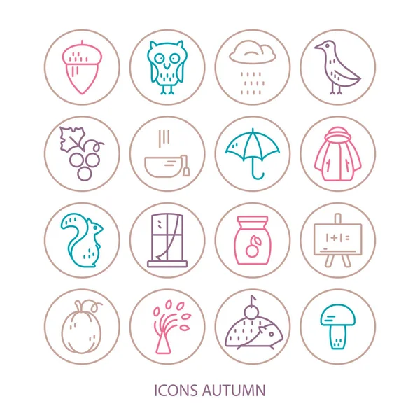 Kutsal kişilerin resmi ile sonbahar ve sonbahar sembolleri