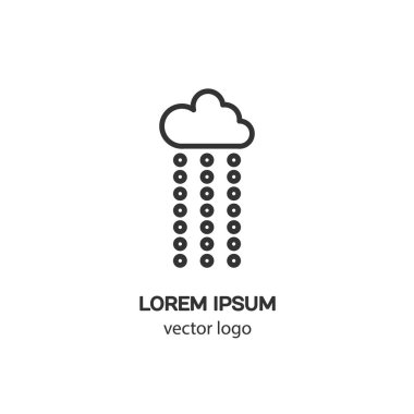 karlı bulut hava simgesi