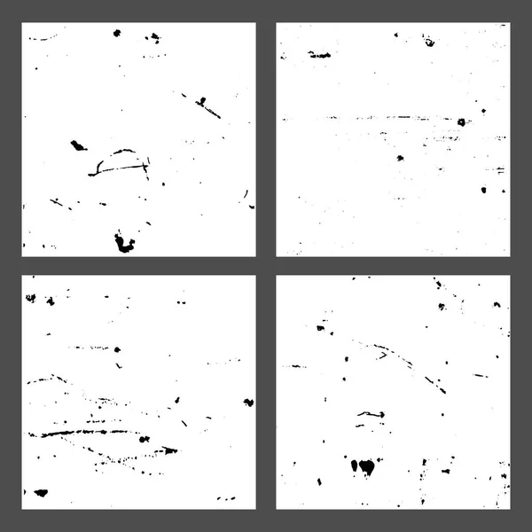 Conjunto de texturas en blanco y negro — Vector de stock