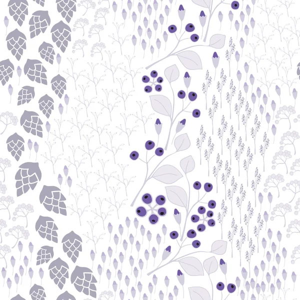 Floral μοτίβο σε στυλ doodle — Διανυσματικό Αρχείο