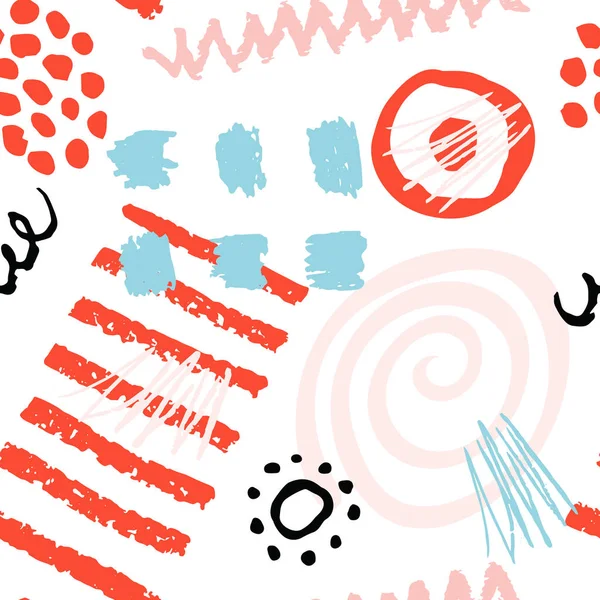 Elle çizilmiş karalamalar seamless modeli