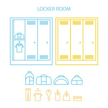 Soyunma Icon set.