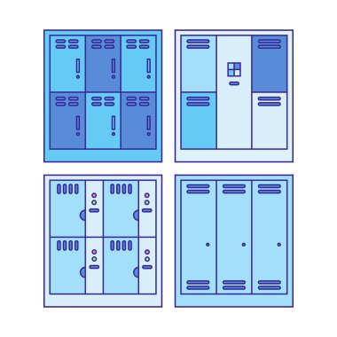 Soyunma Icon set.