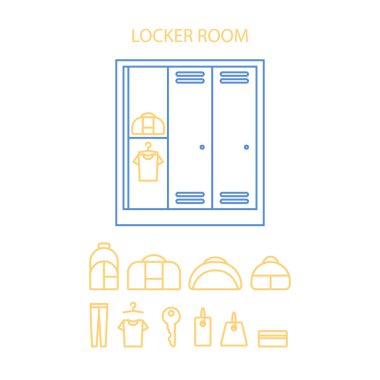Soyunma Icon set.