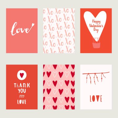 Sevgililer günü kartları ayarla