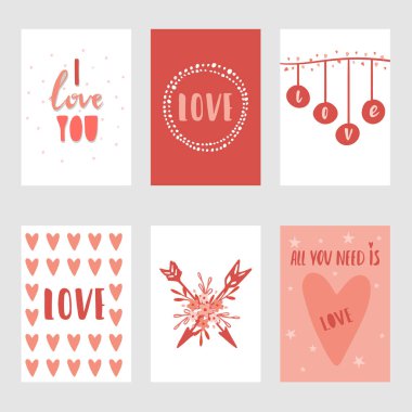 Sevgililer günü kartları ayarla