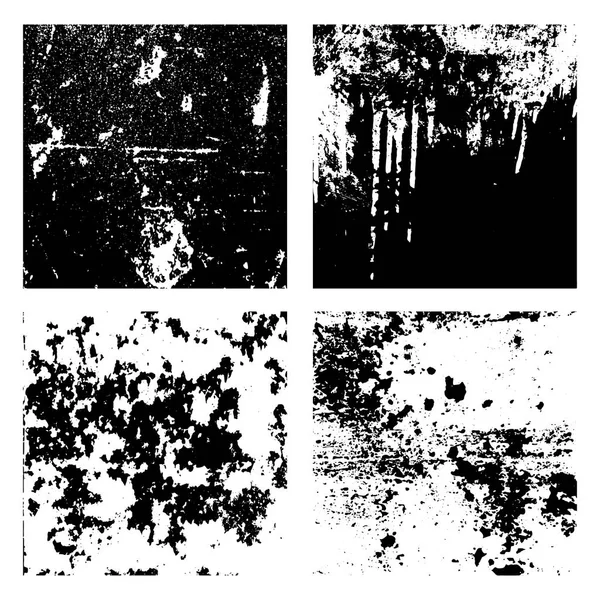 Fekete-fehér grunge textúra — Stock Vector