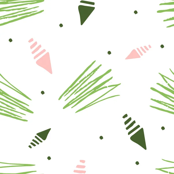 Scribbles motif sans couture — Image vectorielle