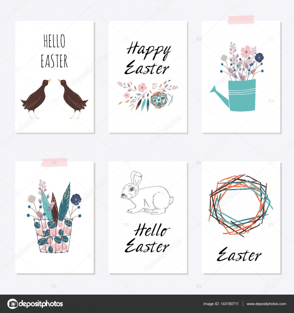 easter cards templates stock vector olhayerofieieva 143180711