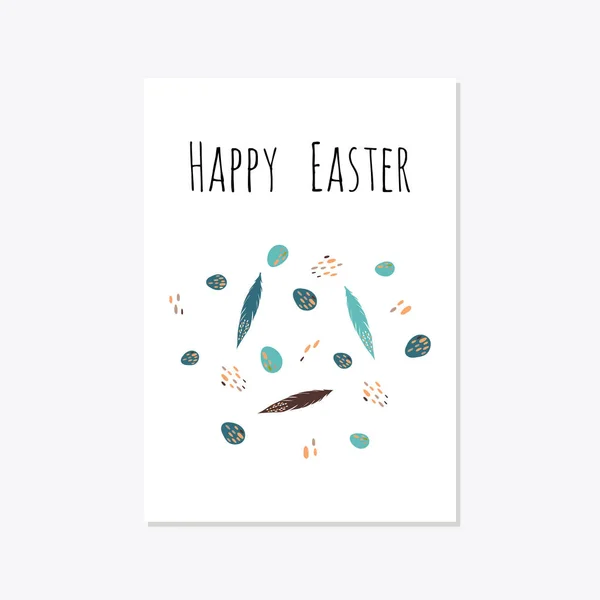 Carte de célébration de Pâques — Image vectorielle