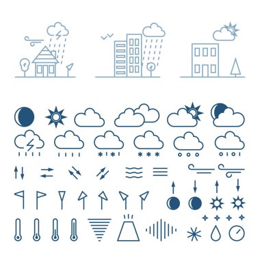 Mega pack hava durumu simgeleri