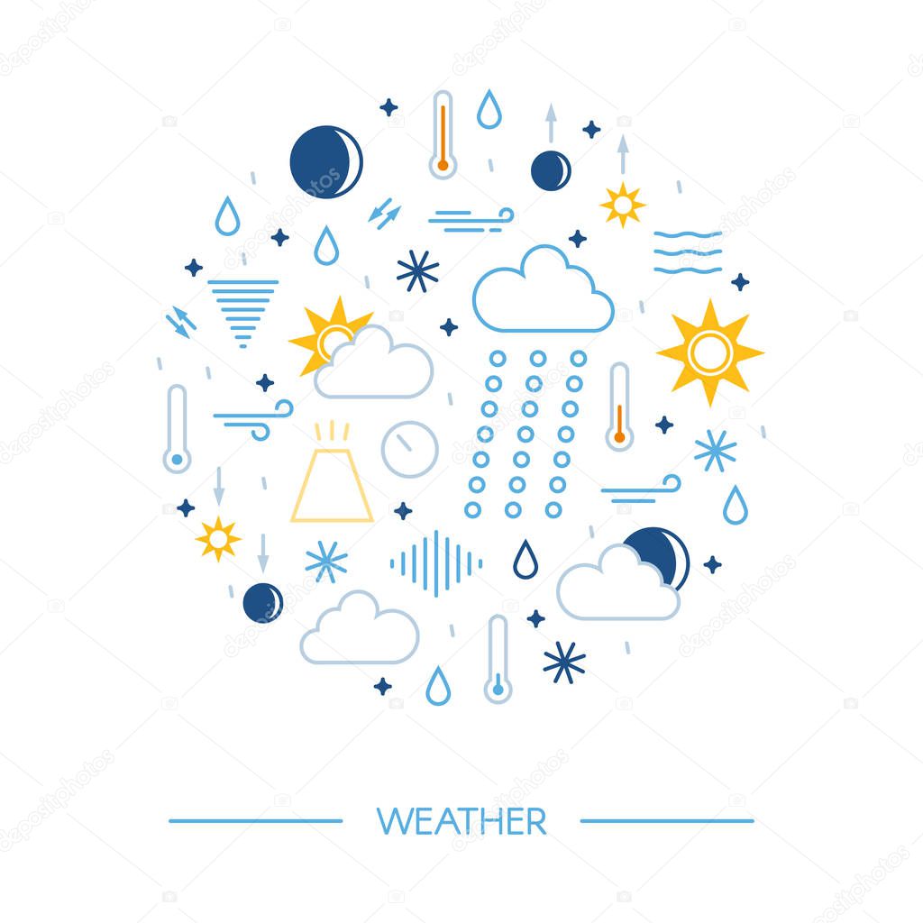 Mega pack of weather icons