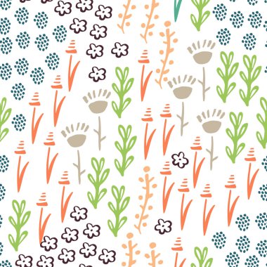 Dikişsiz vektörel desenler.