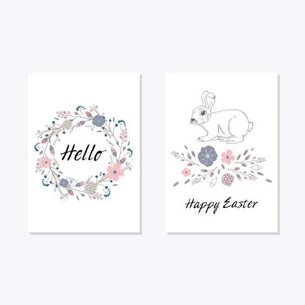 Jeu de cartes pour Pâques — Image vectorielle