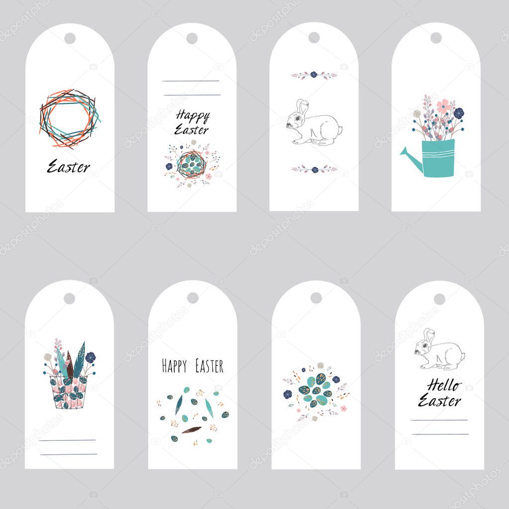 Easter gift tags and labels