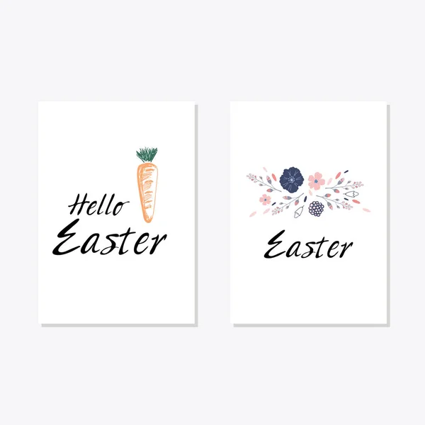 Jeu de cartes design Pâques — Image vectorielle