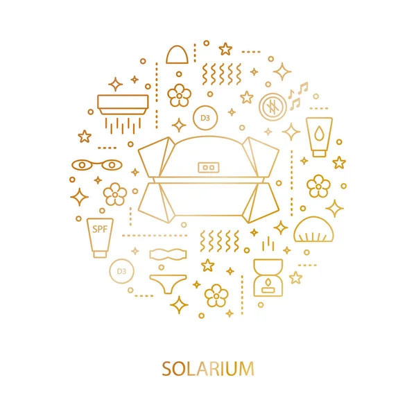 Icônes de bain de soleil ensemble — Image vectorielle