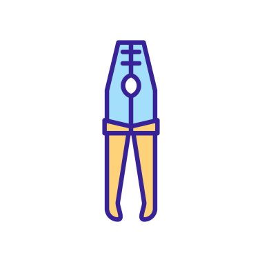 satır stil ikonu pense ile