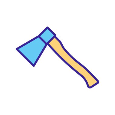 satır stil ikonu balta ile