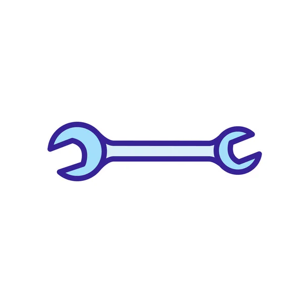 Ikona stylu linii z kluczem — Wektor stockowy