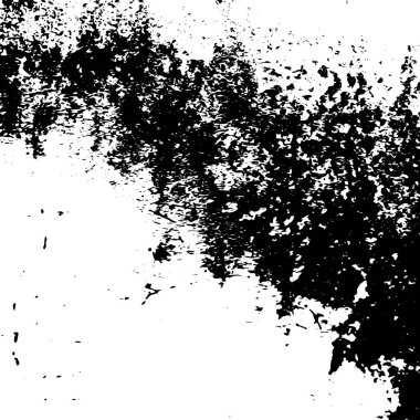 Grunge Black and White Distress Texture clipart