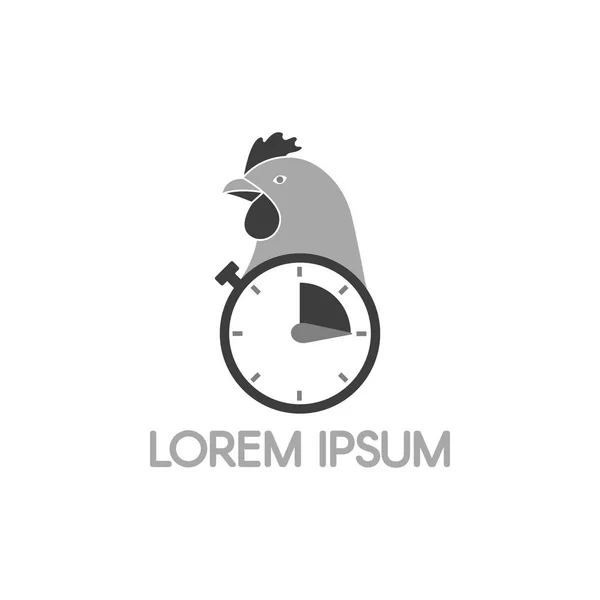 Icona di pollo design — Vettoriale Stock