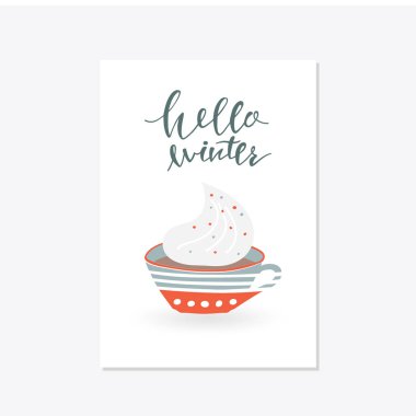 Noel oyuncaklar ile tebrik kartı