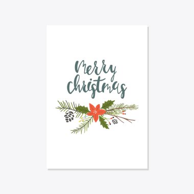 Noel oyuncaklar ile tebrik kartı