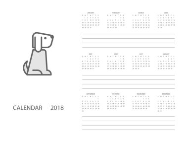 2018 Yıllık Takvim