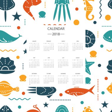 2018 yeni yıl takvim