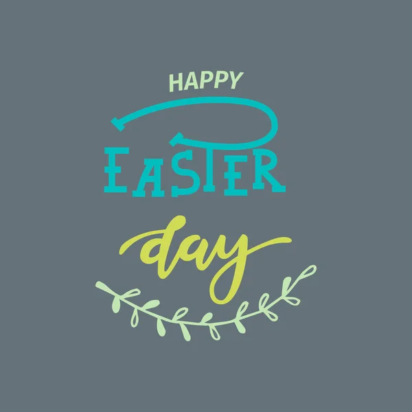 Hand sketched Happy Easter text