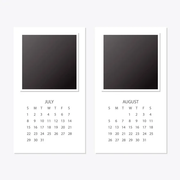 2018 nyår kalender — Stock vektor