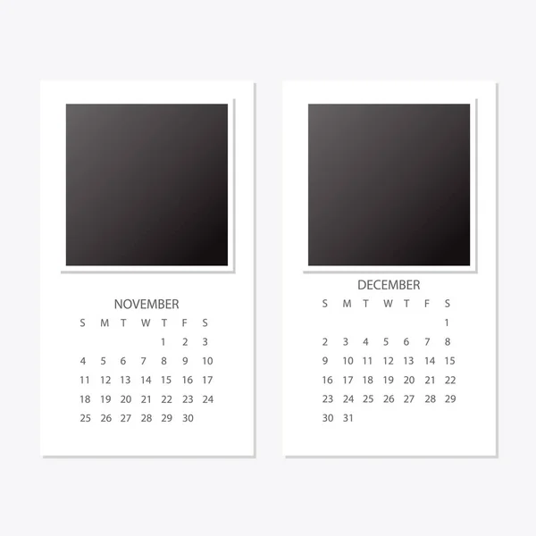 2018 nyår kalender — Stock vektor