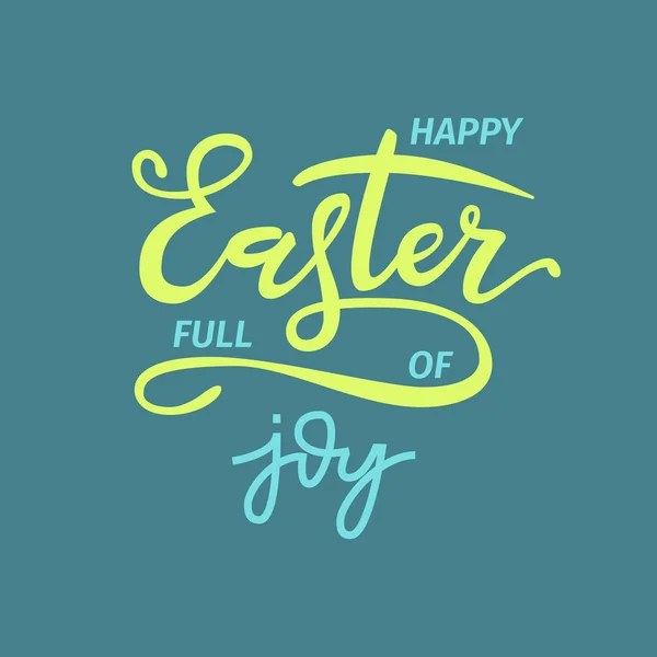 Hand sketched Happy Easter text